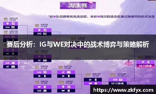 赛后分析：IG与WE对决中的战术博弈与策略解析